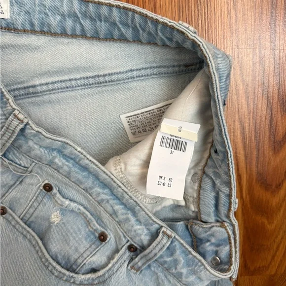 Abercrombie & Fitch 90s Curve Love Relaxed Straight Leg Jeans - Picture 7 of 7